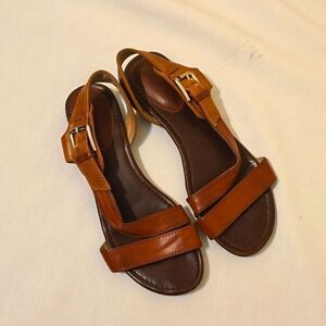 Madewell Brown Leather Sandals